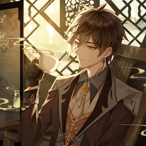 zhongli pfp meme edit