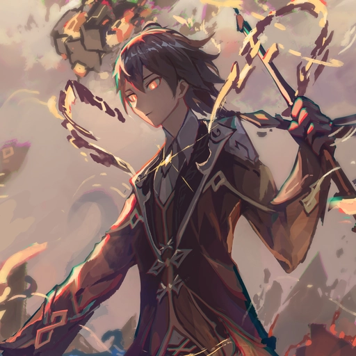 funny zhongli pfp reaction