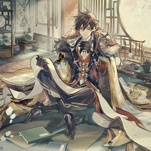 zhongli pfp genshin portrait