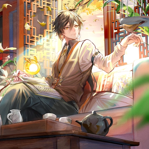 zhongli pfp genshin fanart