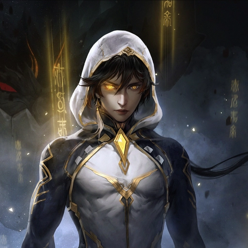 zhongli pfp genshin elegant look