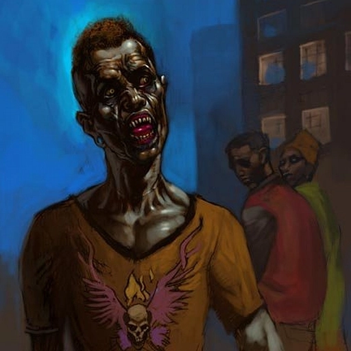 anime zombie pfp bloody