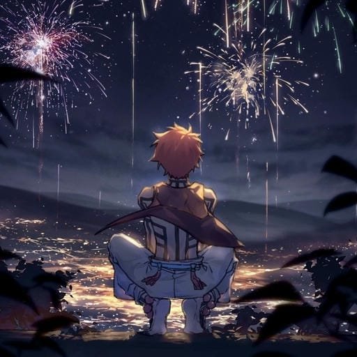 Akaza demon aura PFP