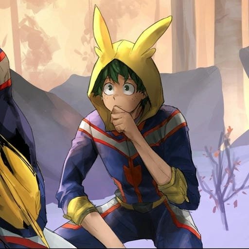 Deku action pose PFP