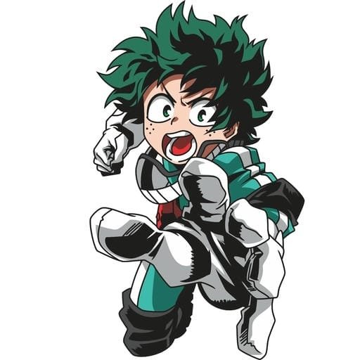 Deku anime portrait PFP