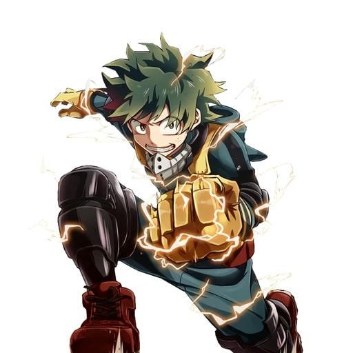 Deku determined look PFP