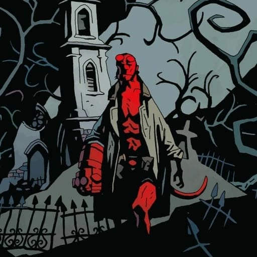 Hellboy pfp digital art