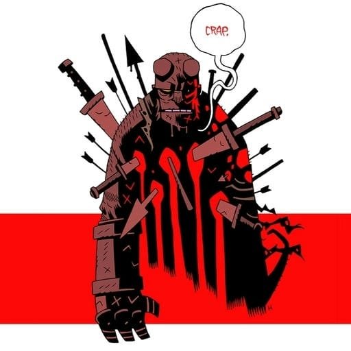 Hellboy pfp gaming style