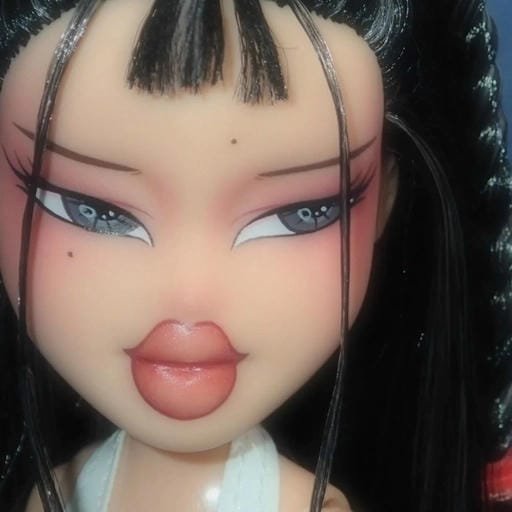aesthetic bratz pfp with soft light