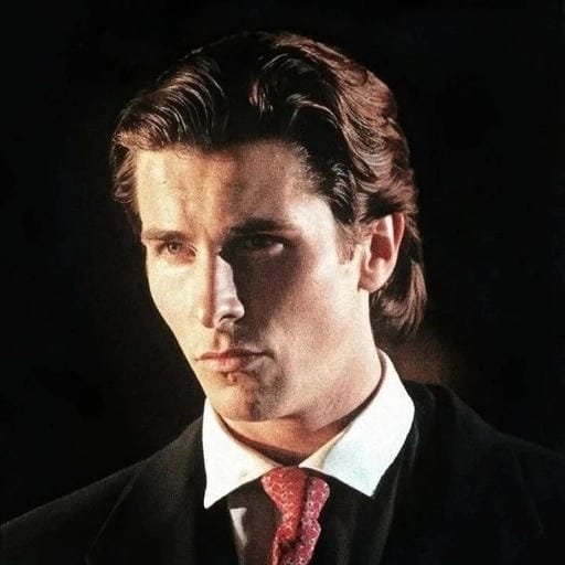 aesthetic patrick bateman pfp stylish wallpaper