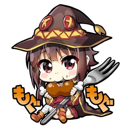 anime style megumin pfp