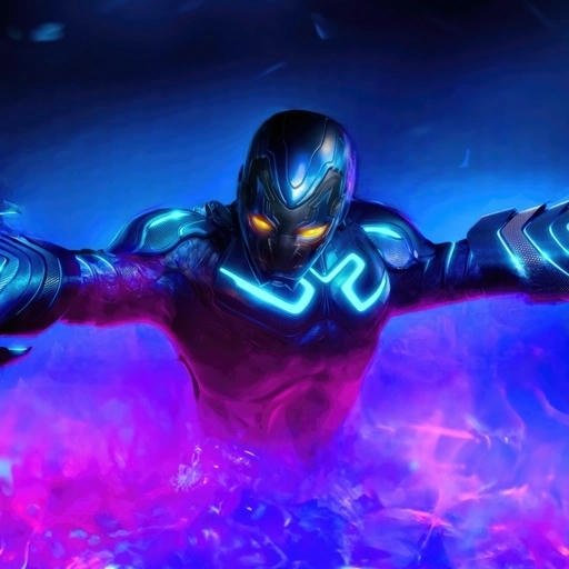 blue beetle pfp comic art