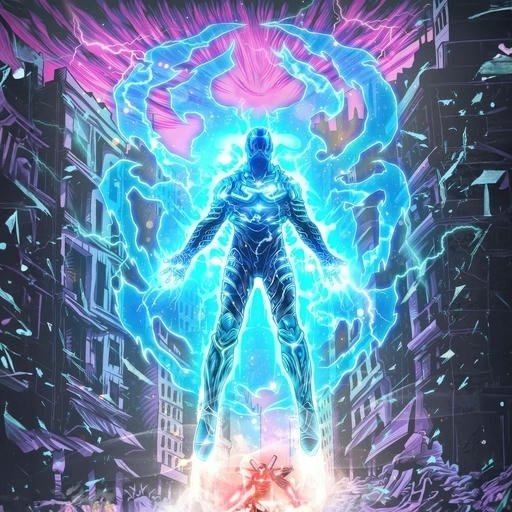 blue beetle pfp glowing effect