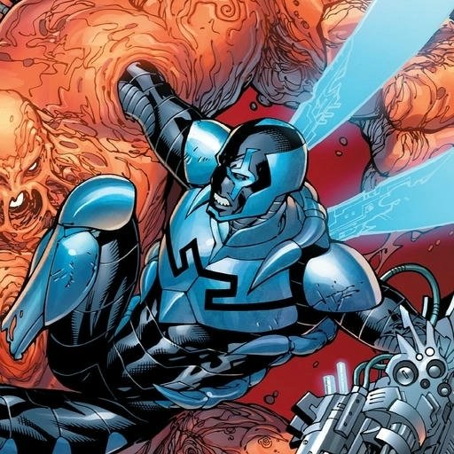 blue beetle pfp stylish look