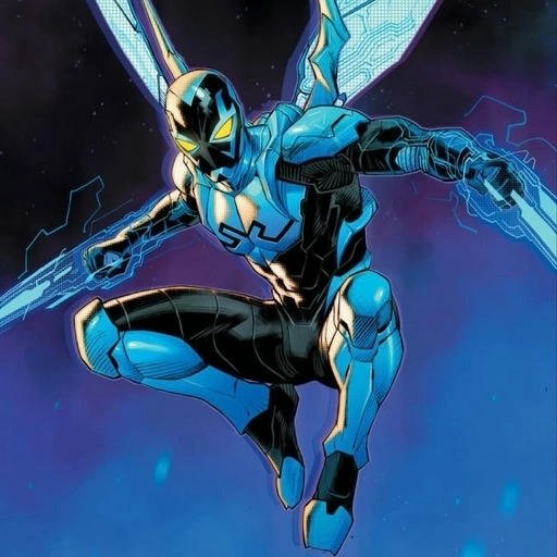 blue beetle profile picture detailed