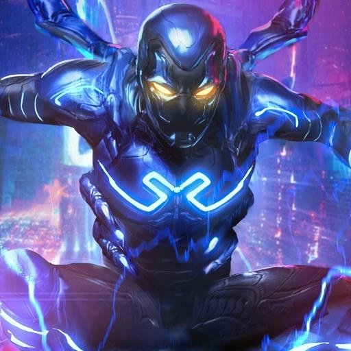 blue beetle profile picture energetic
