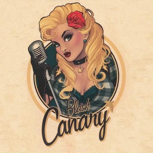 bold black canary pfp