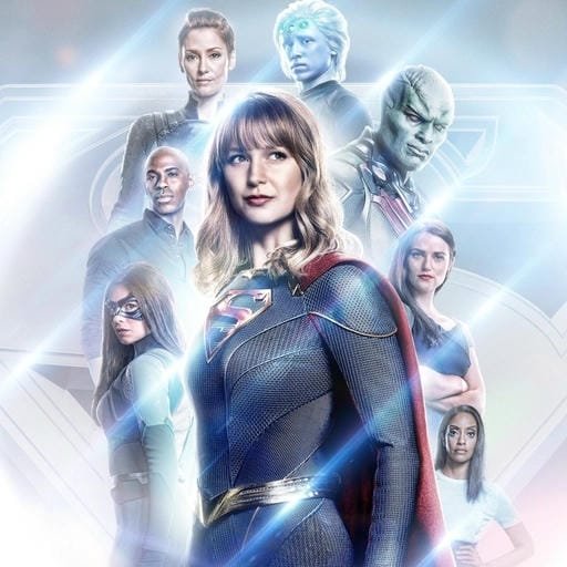 cartoon style supergirl avatar image