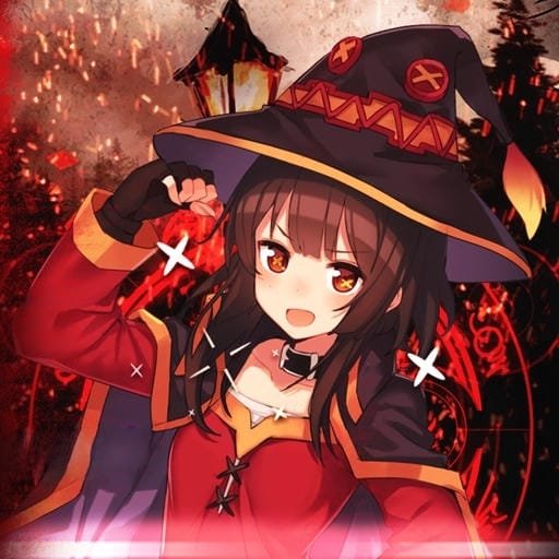 chibi style cute megumin pfp