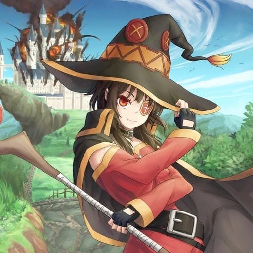 city background megumin konosuba pfp