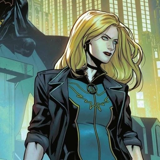 confident black canary pfp
