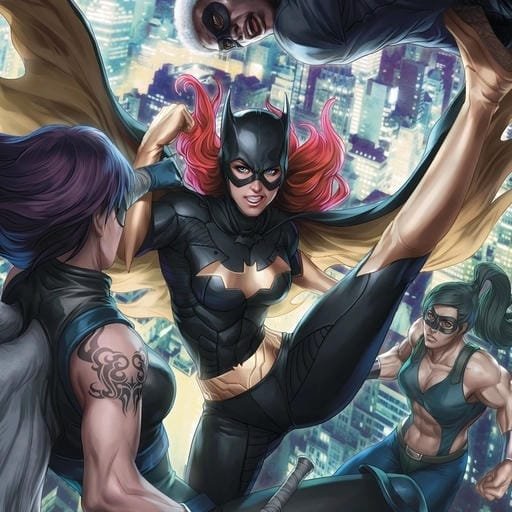 dark background batgirl pfp