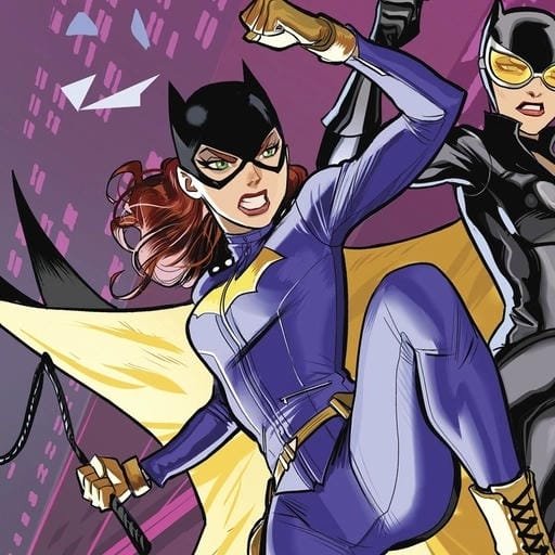 dynamic pose batgirl pfp