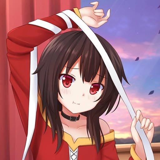 fire magic konosuba megumin pfp