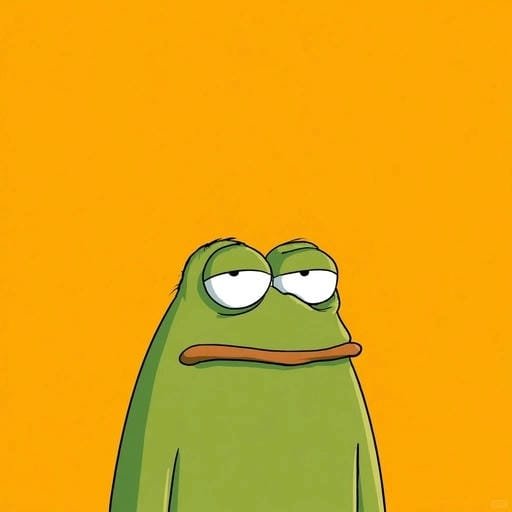 funny frog profile pic cartoon style