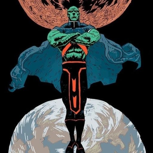 martian manhunter 4k pfp