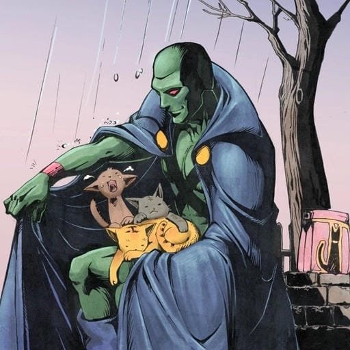 martian manhunter flying pfp