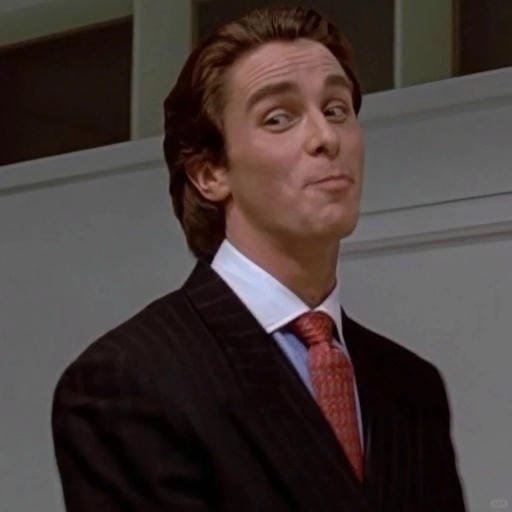 patrick bateman pfp 4k wallpaper