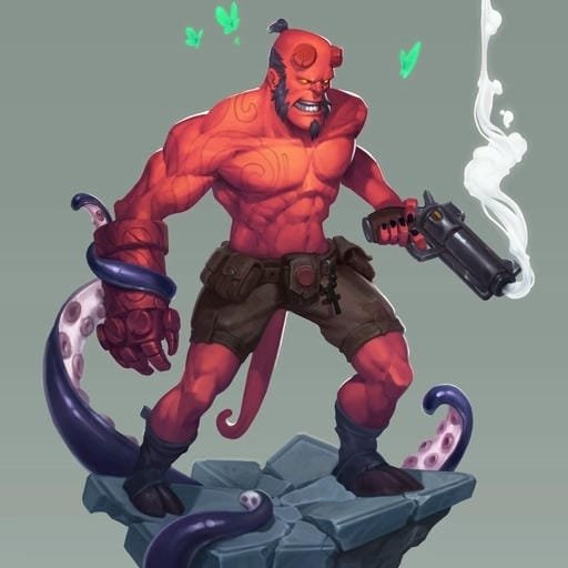 pfp Hellboy design