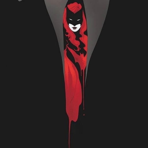 playful expression batwoman cartoon pfp