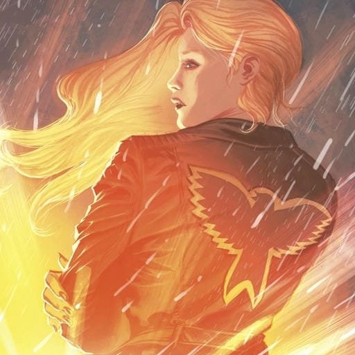 sharp black canary pfp