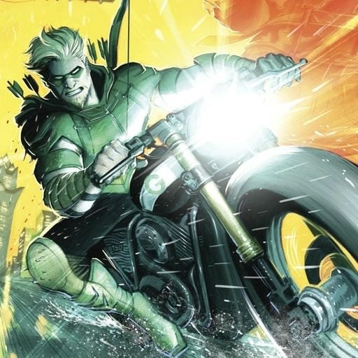 stylized Green Arrow pfp