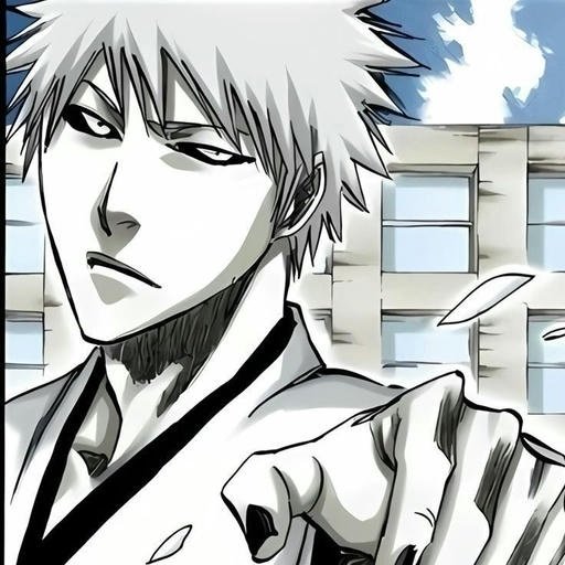 zangetsu white ichigo pfp aura