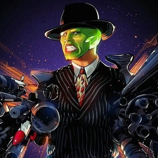 The Mask pfp illustration