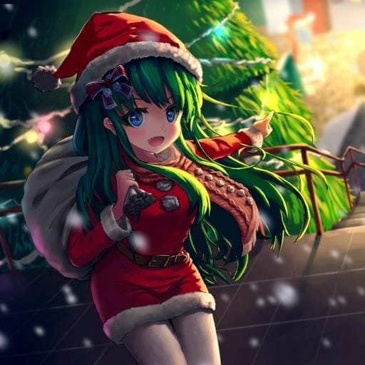 anime christmas matching pfp hd