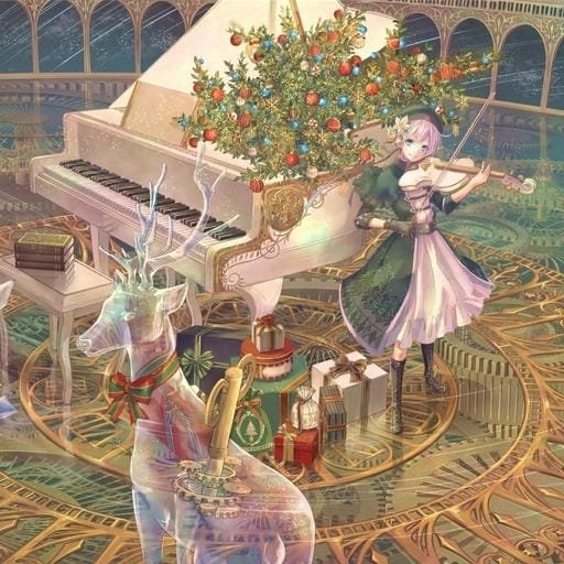 anime christmas matching pfp profile