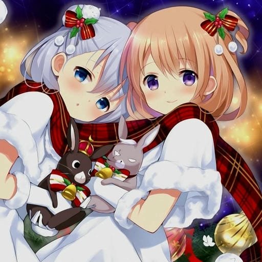 anime christmas pfp for girl