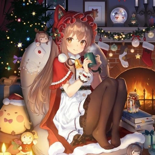 anime pfp christmas kawaii