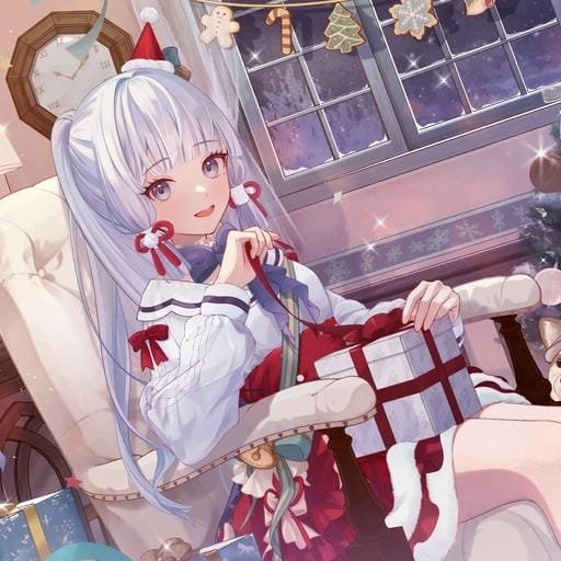 christmas anime couple pfp aesthetic