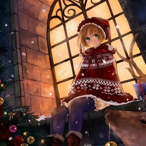christmas anime pfp online