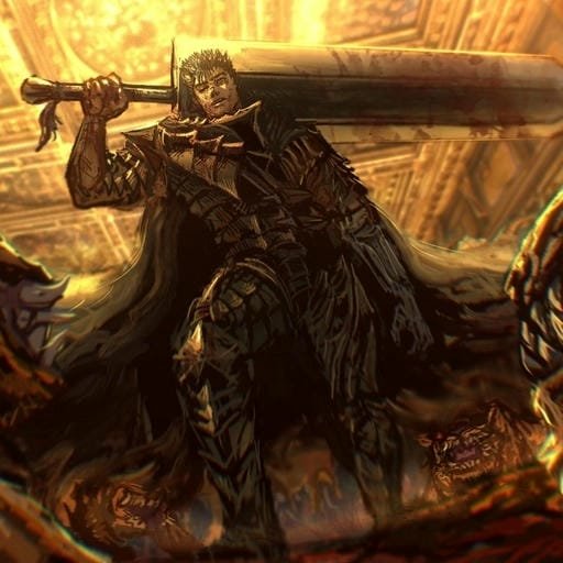 berserk pfp inspired by dark medieval fantasy
