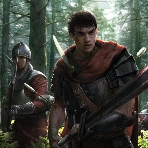 berserk pfp styled for aesthetic social media feed