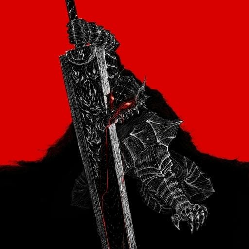 creative anime edit berserk pfp for profiles
