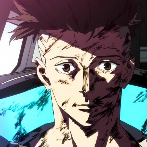 david martinez pfp glowing neon art