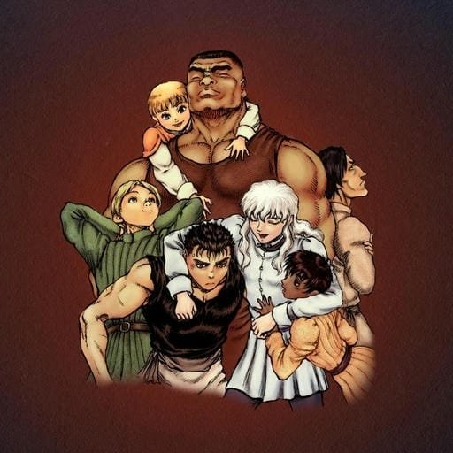 minimalist dark tone berserk pfp for modern profiles