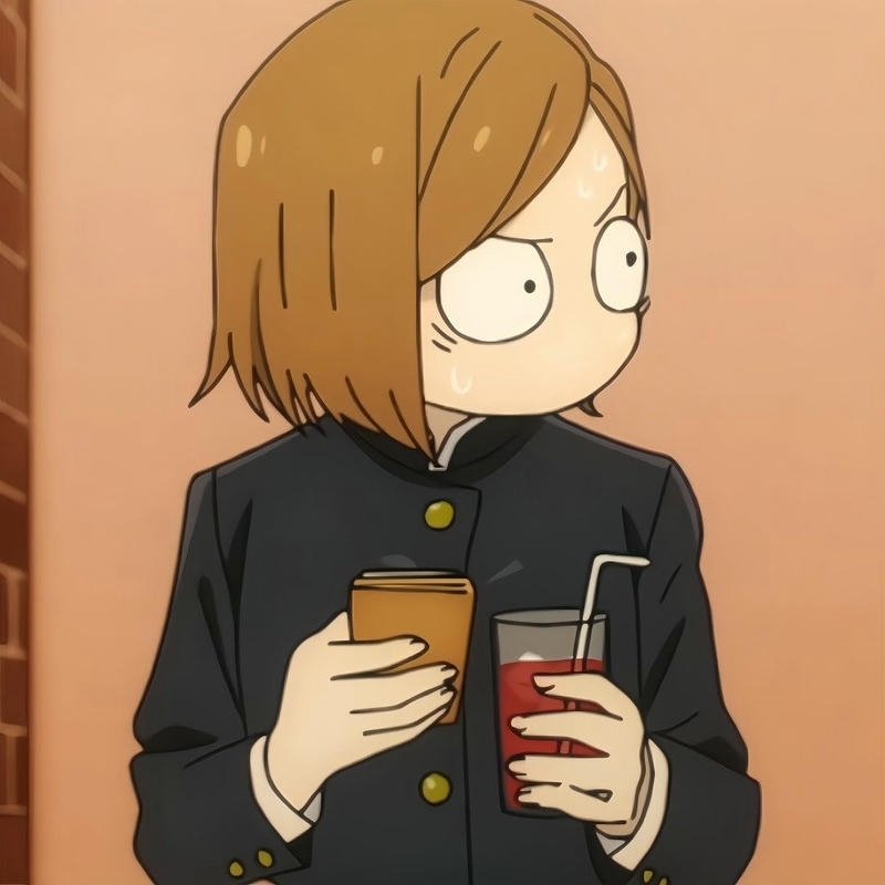 Adorable yet hilarious anime meme pfp with silly facial expression